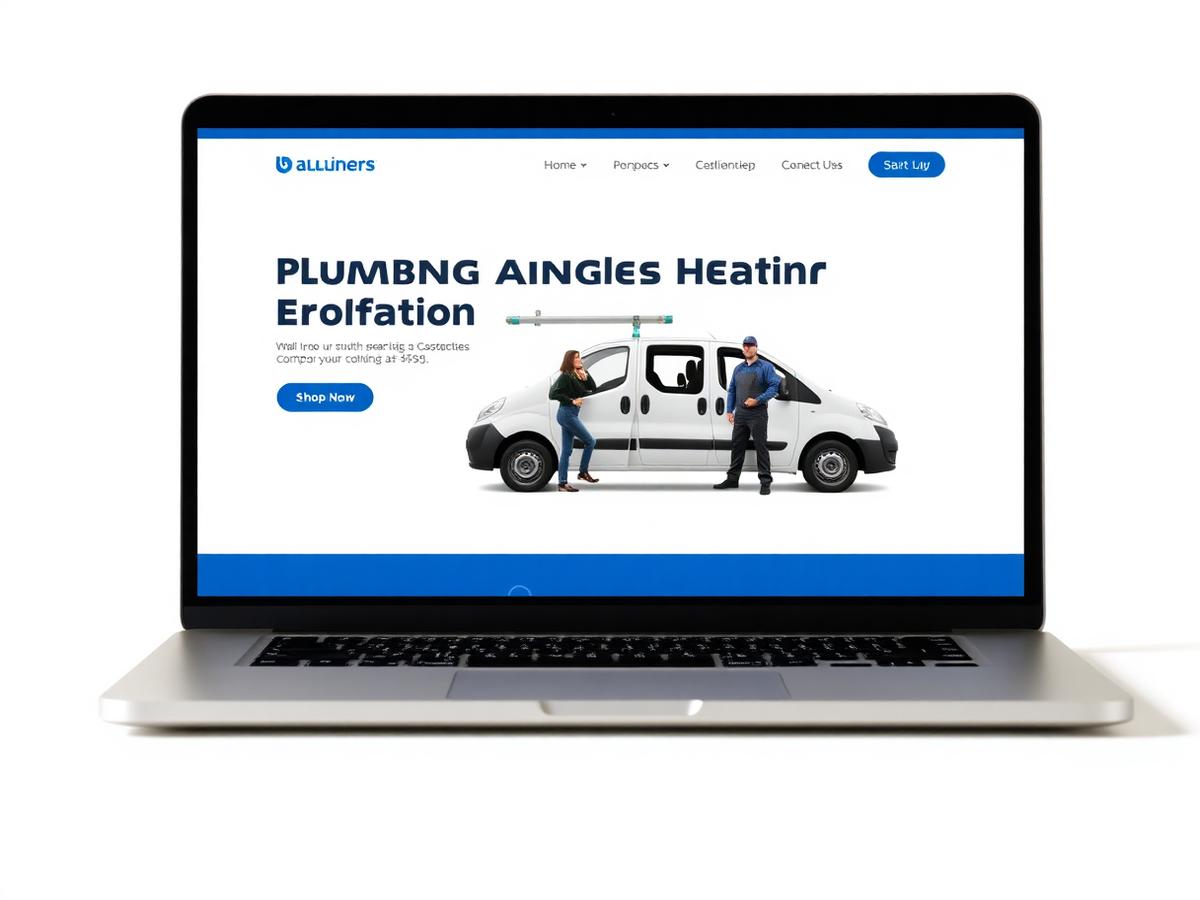 Plumbing & Heating website design