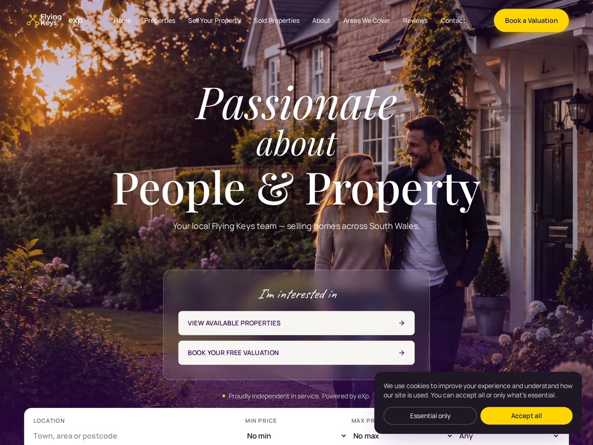 Peak Sales Flow website design